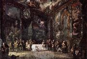 Luis Paret y alcazar Charles III Dining before the Court oil painting